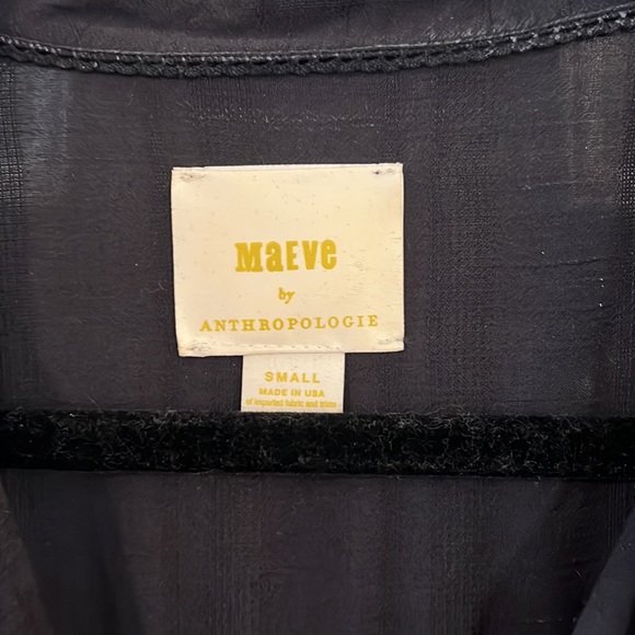 Aria Textured Dress - S - Black - Maeve by Anthropologie - Picture 3 of 5